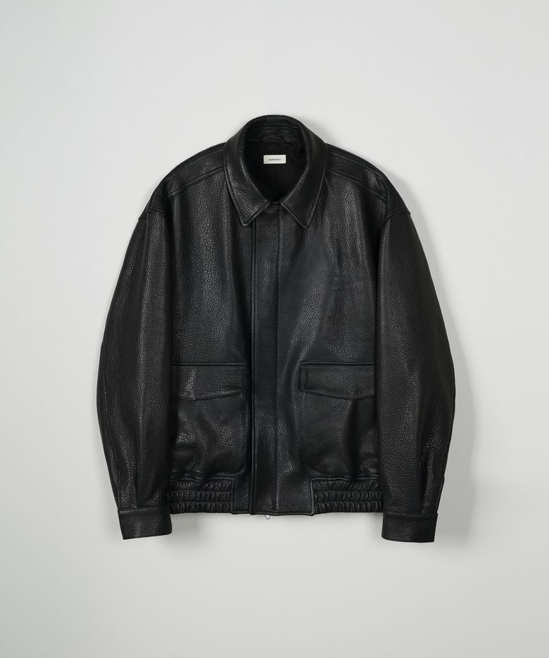 A2 LEATHER JACKET  - BLACK