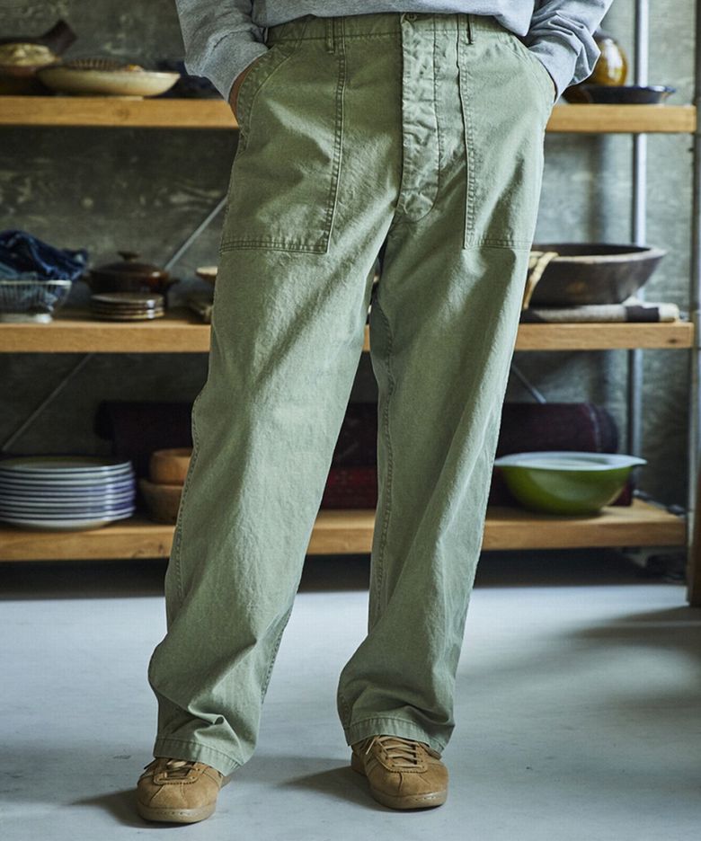 (M) SUMMER FATIGUE PANTS (GREEN M16)