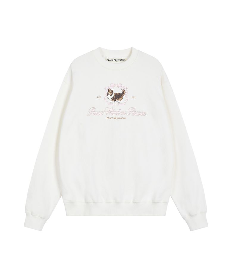RiRi LOGO SWEATSHIRT - WHITE