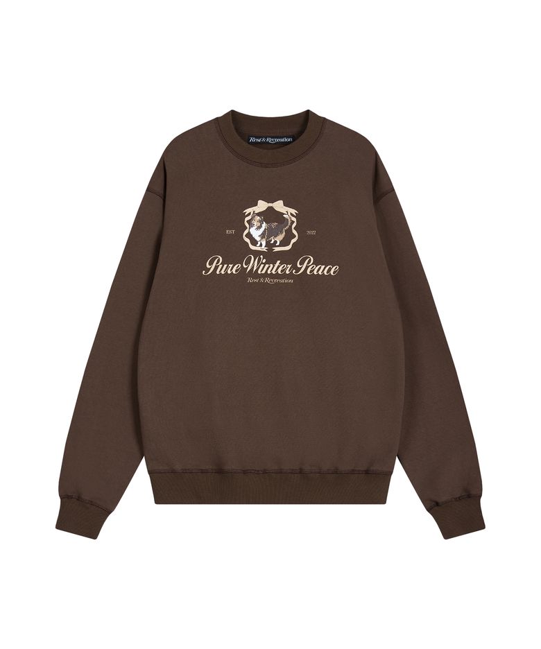 RiRi LOGO SWEATSHIRT - BROWN