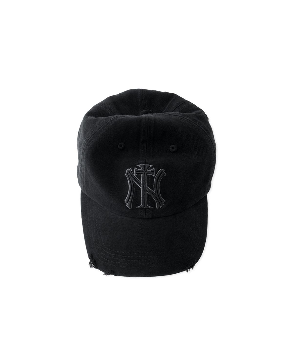 이티씨이(ETCE) NY Cross Damage Cap (Black)