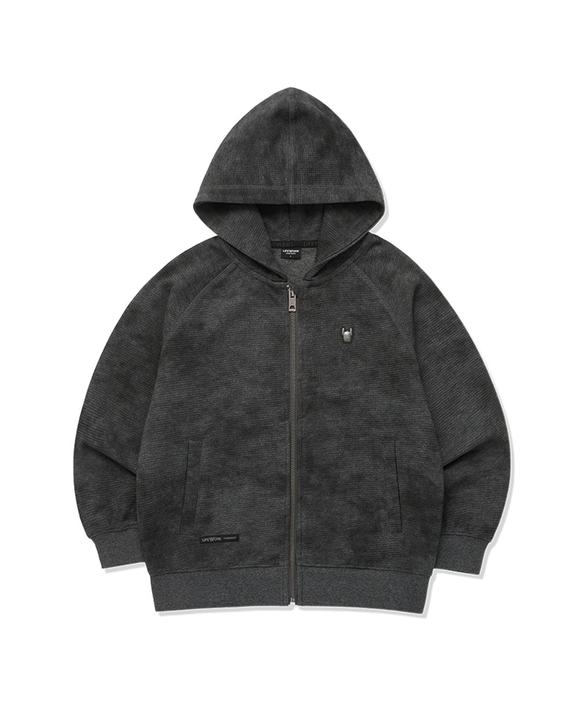 라이프워크 키즈(LIFEWORK KIDS) 키즈) 빈티지 라독 와플 후드 집업