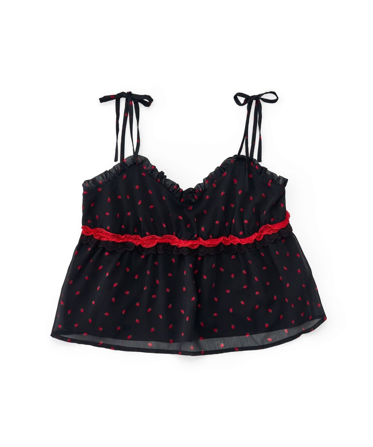 카이 샤오(KAIY XIAO) Wild Berry Lace Top