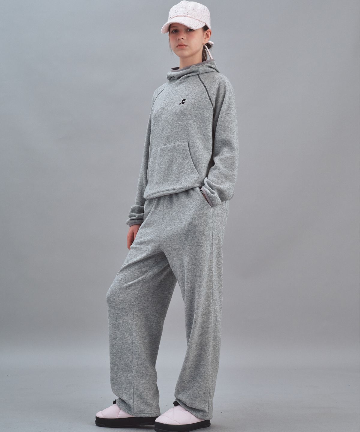 레스트앤레크레이션(REST&RECREATION) WIDE KNIT PANTS - GREY