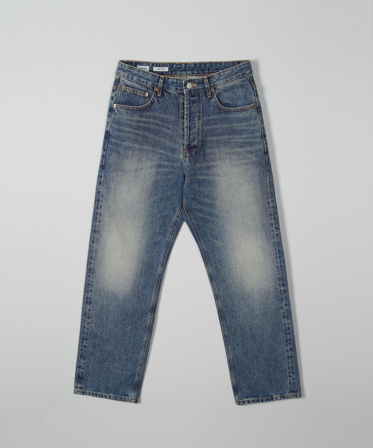 레어토라(RARETORA) 5PK SELVEDGE W.S DENIM PANTS - AGED INDIGO
