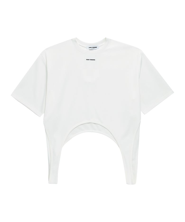 DUAL CURVE OVERLAY TOP WHITE
