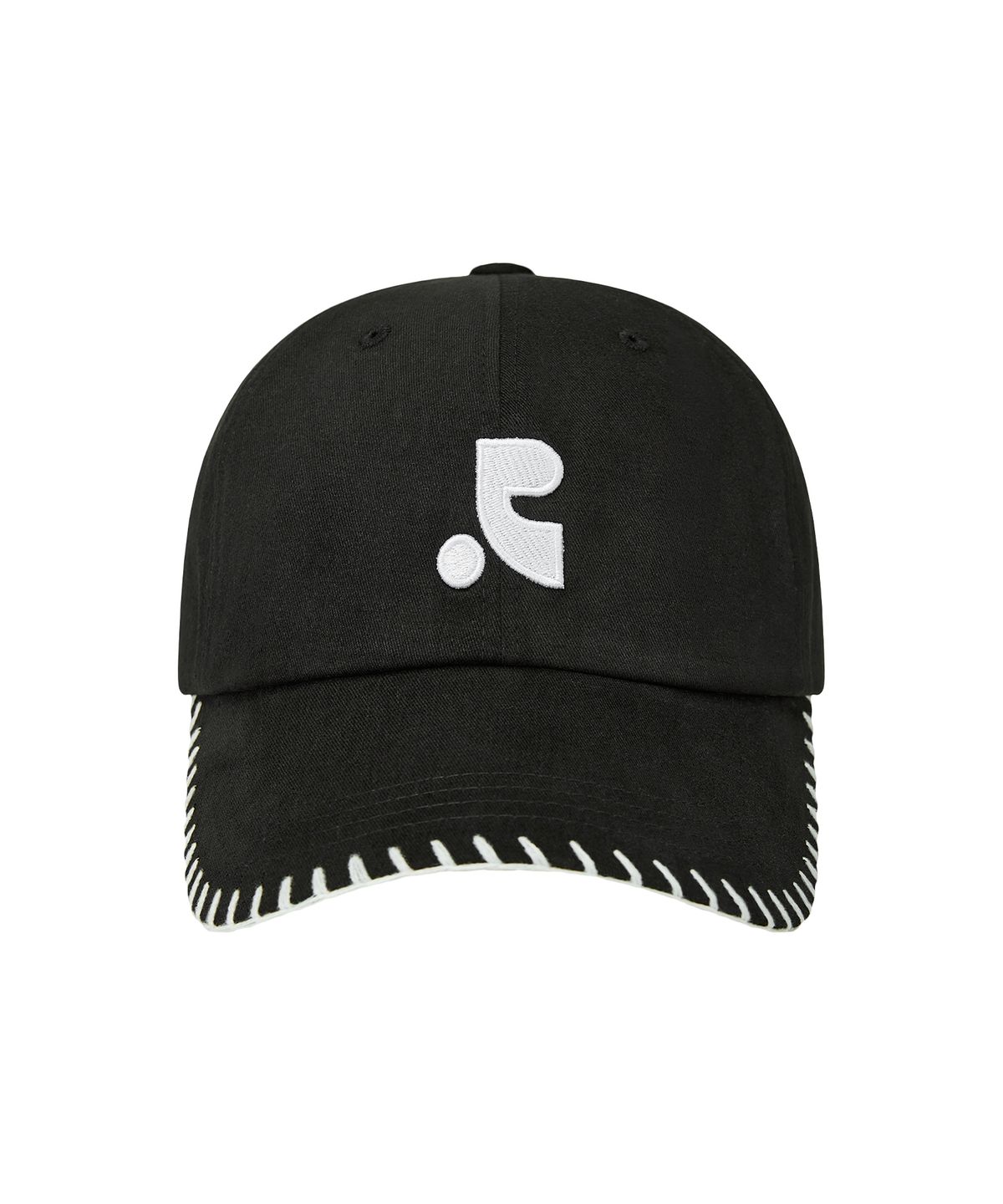 레스트앤레크레이션(REST&RECREATION) STITCH BRIM BALL CAP - BLACK
