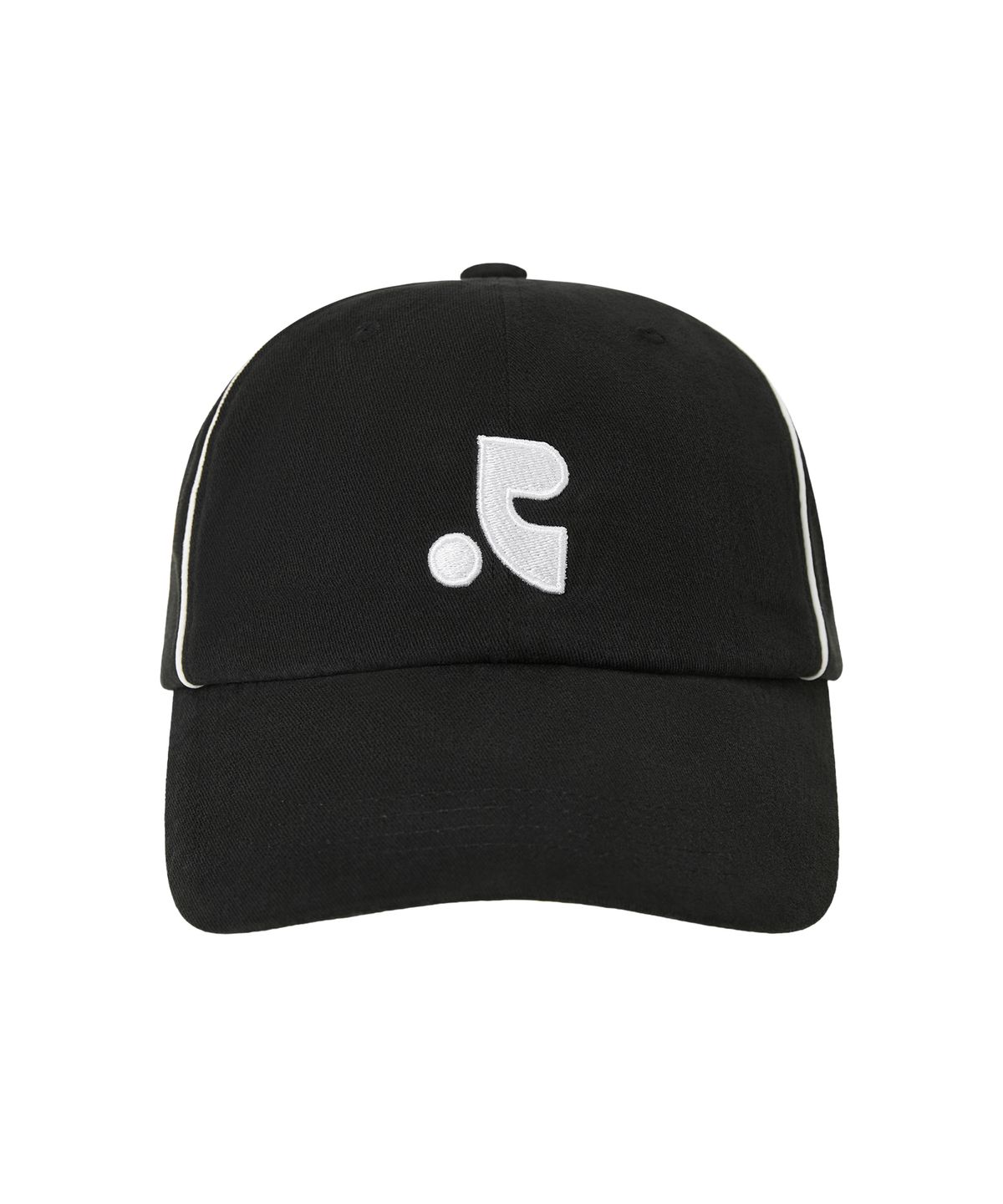 레스트앤레크레이션(REST&RECREATION) PIPING LOGO BALL CAP - BLACK
