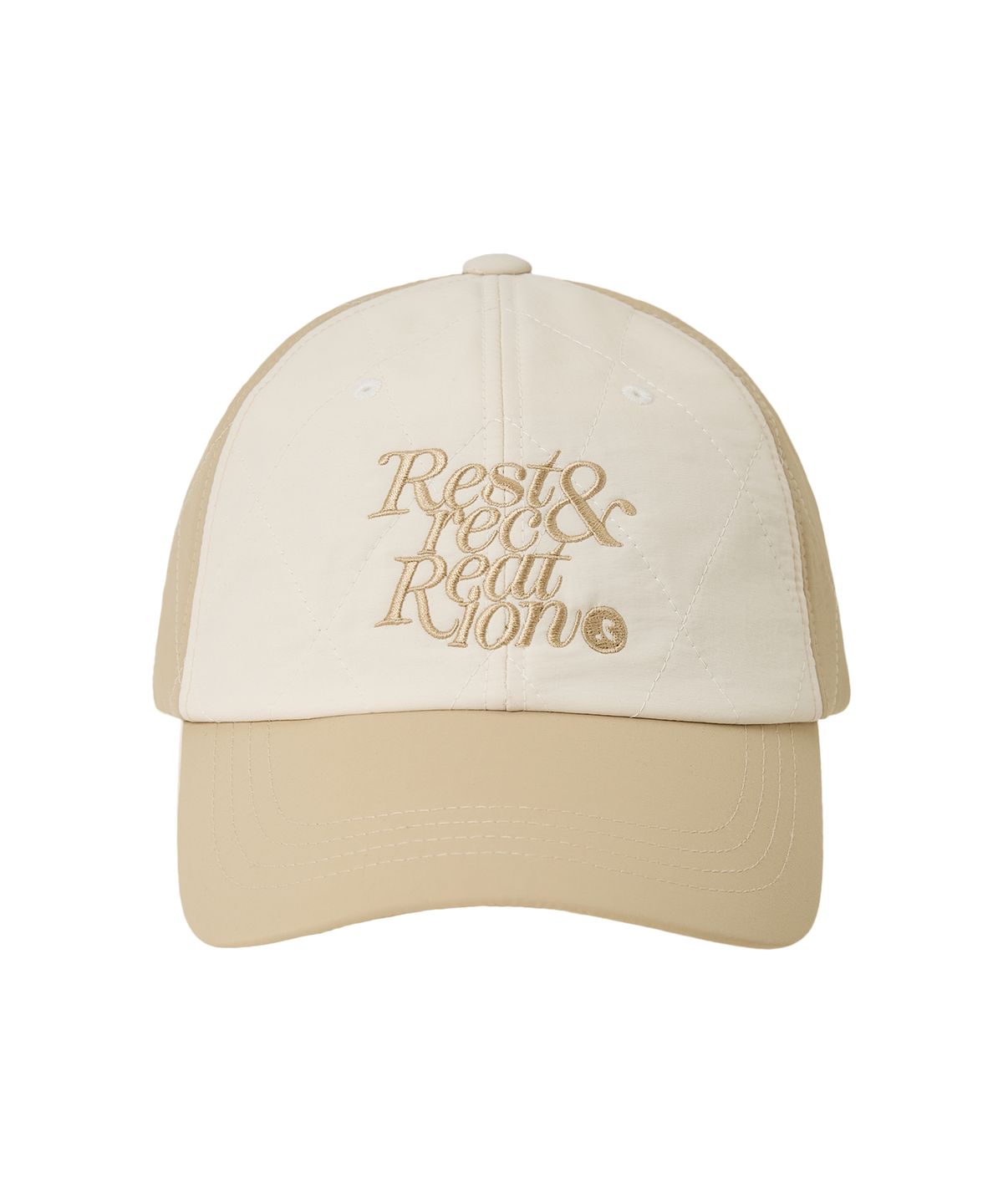 레스트앤레크레이션(REST&RECREATION) QUILTED BALL CAP - BEIGE