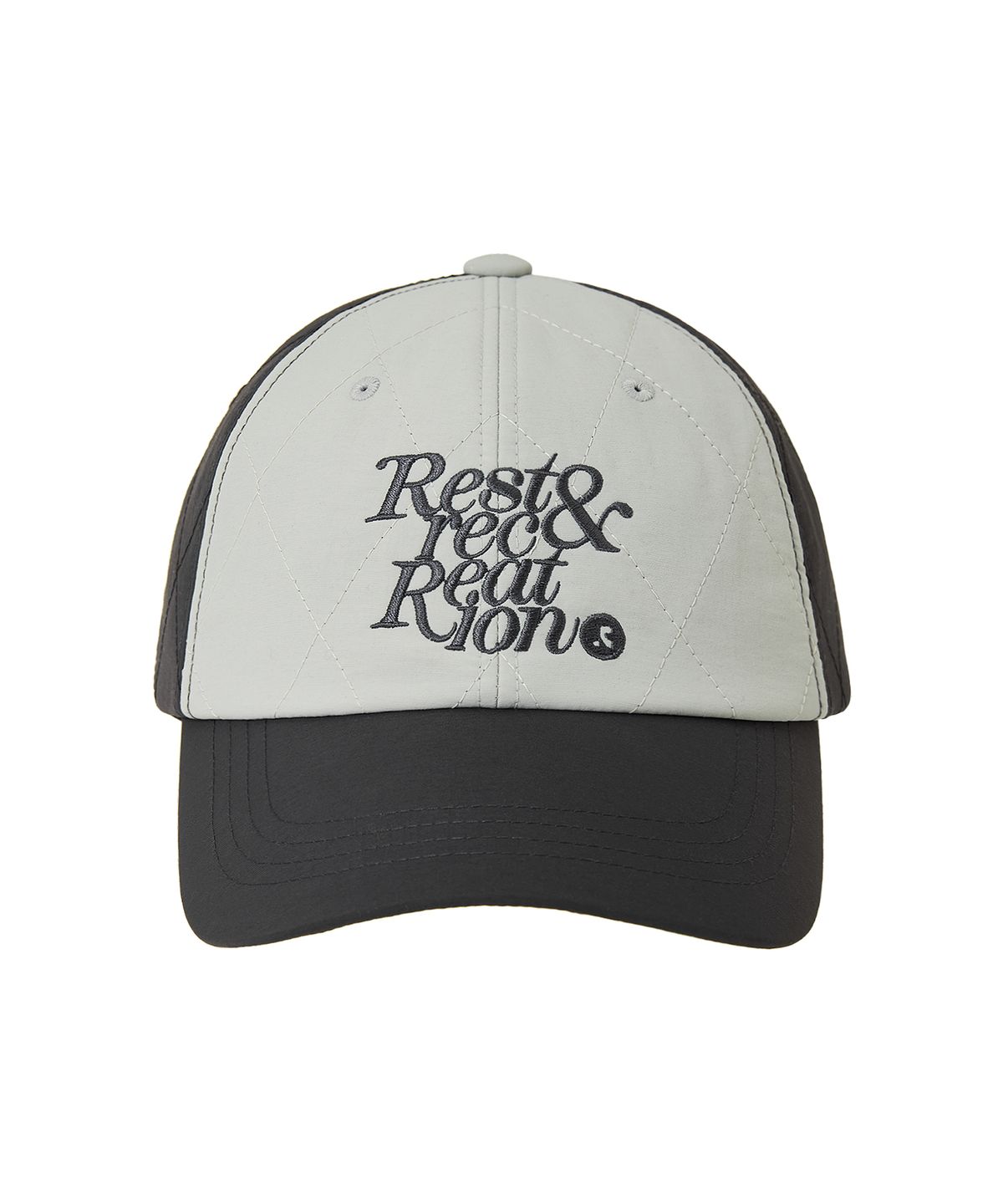 레스트앤레크레이션(REST&RECREATION) QUILTED BALL CAP - CHARCOAL