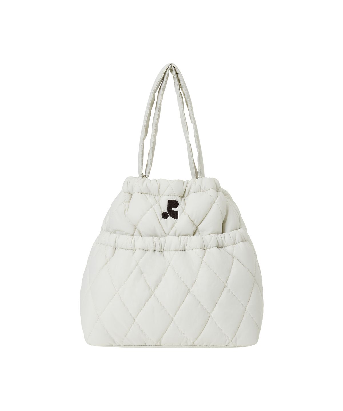 레스트앤레크레이션(REST&RECREATION) QUILTED BUCKET BAG - IVORY