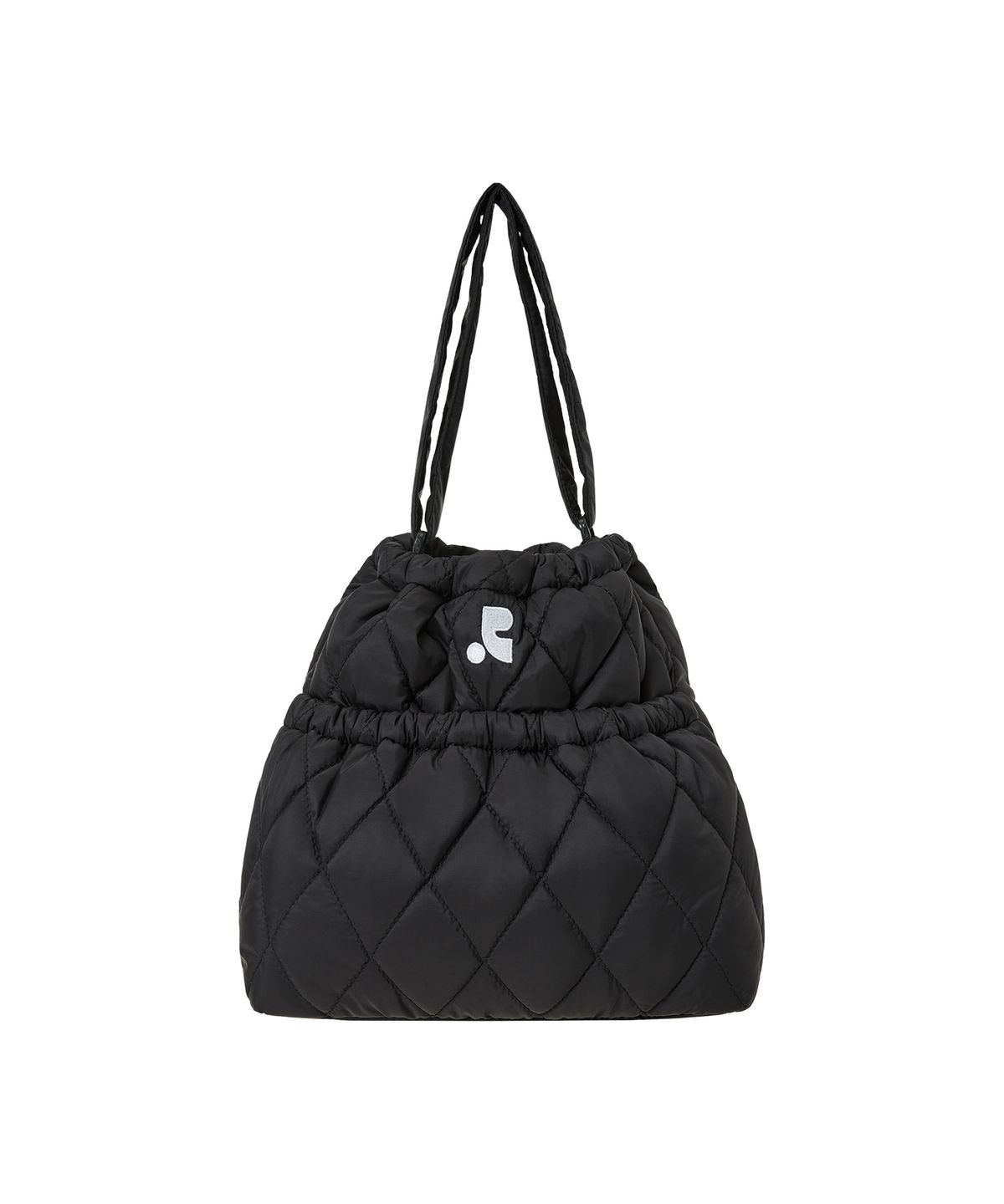 레스트앤레크레이션(REST&RECREATION) QUILTED BUCKET BAG - BLACK