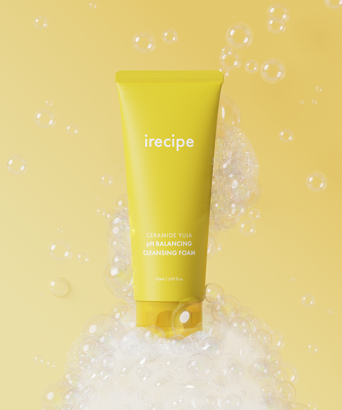 아이레시피(IRECIPE) 세라마이드 유자 약산성 클렌징 폼 150ml+30ml