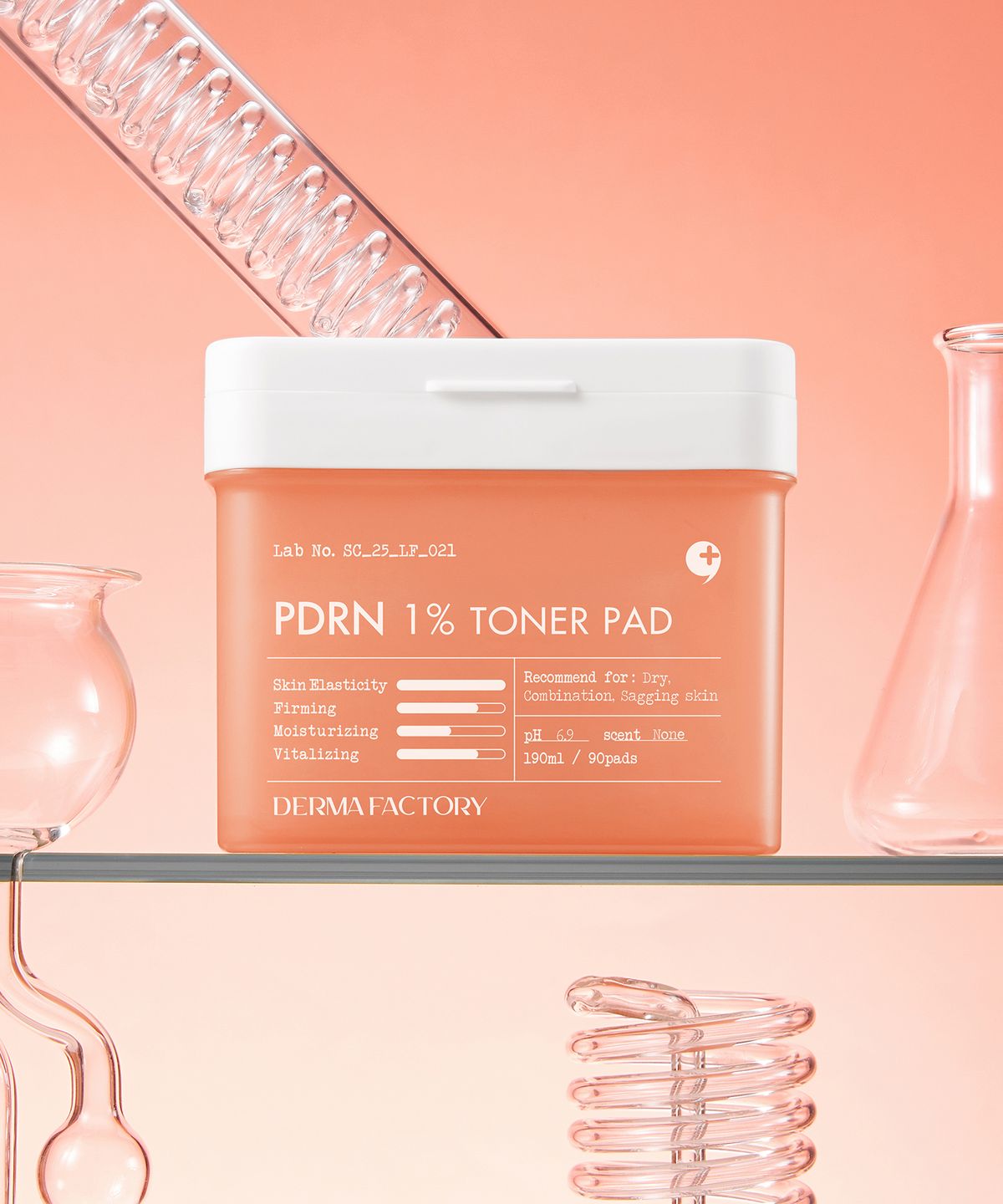 더마팩토리(DERMAFACTORY) 피디알엔 1퍼센트 토너 패드 190ml