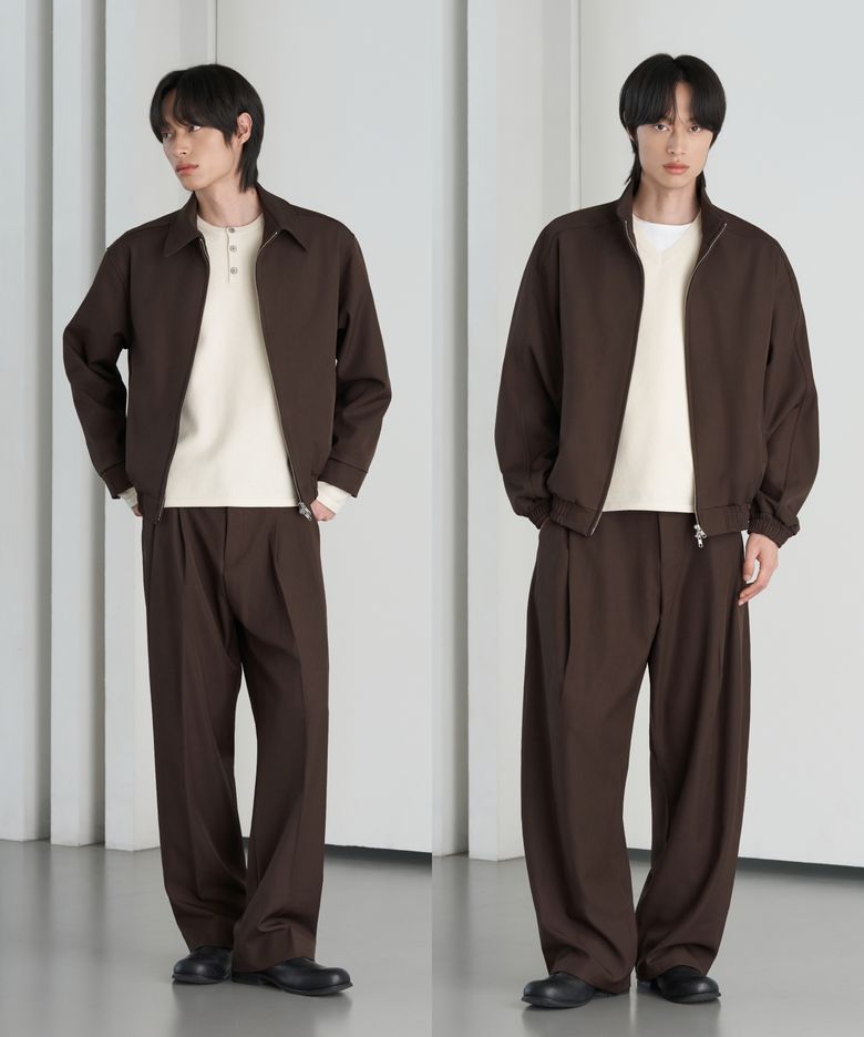 26 FW 커스터마이징 블루종 셋업 (브라운)