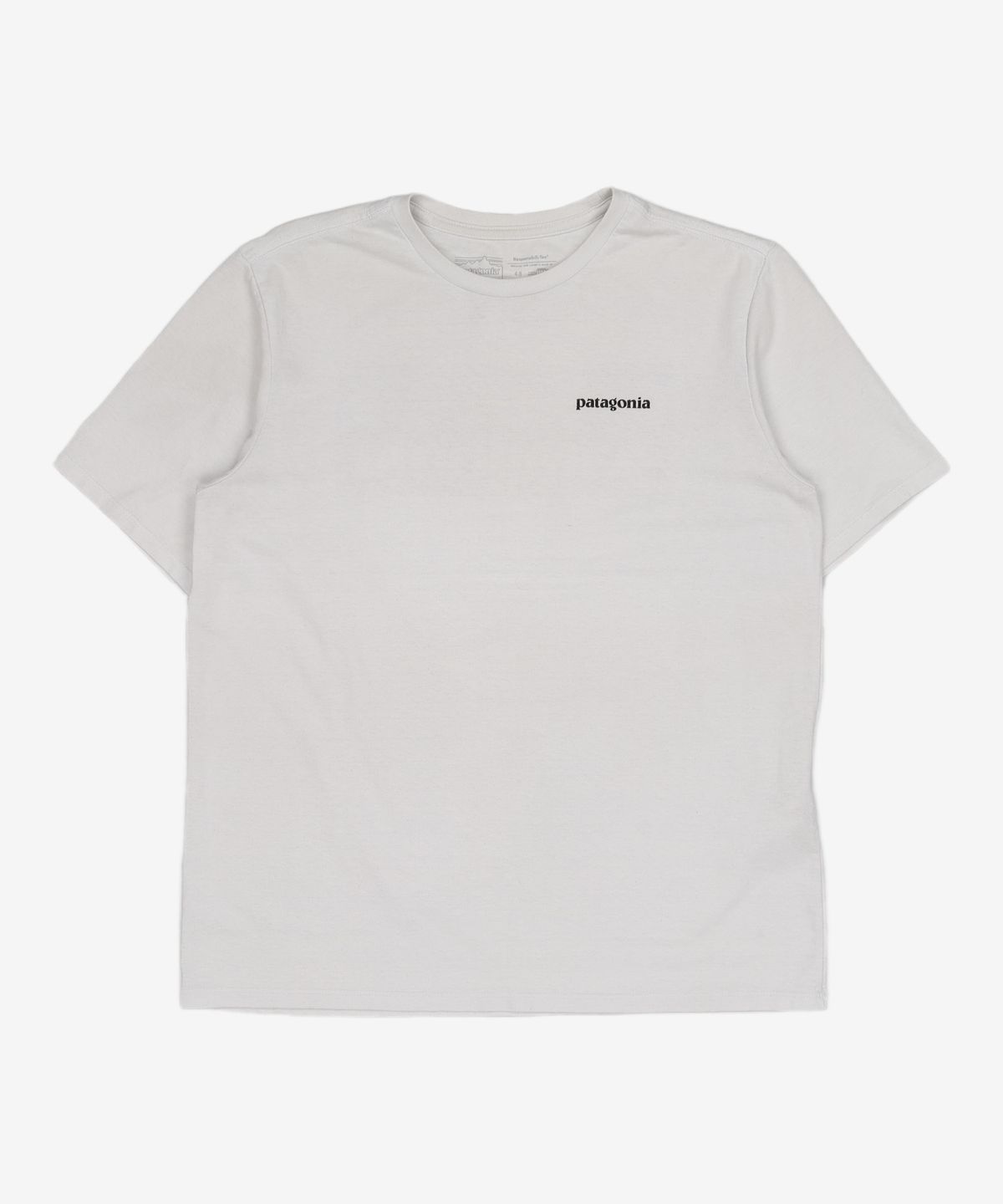 파타고니아(PATAGONIA) P-6 로고 리스판서빌리 반팔티 38504-WHI M