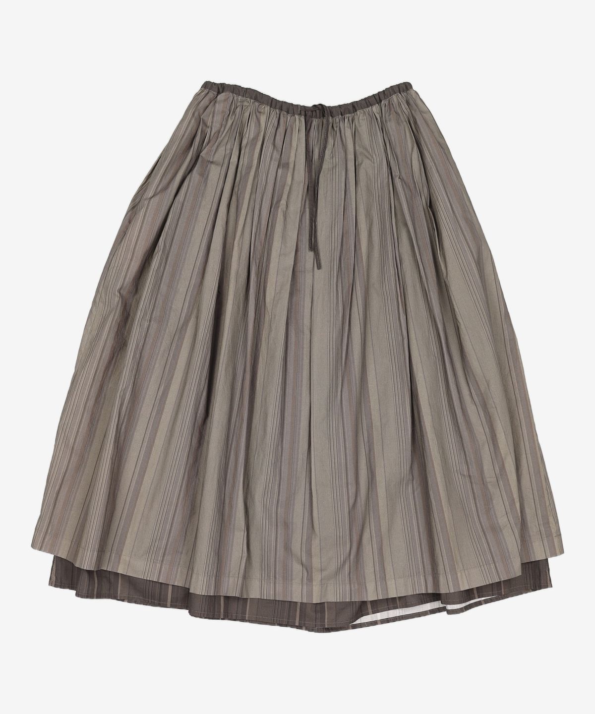 아모멘토(AMOMENTO) STRIPE LAYERED SKIRT 0