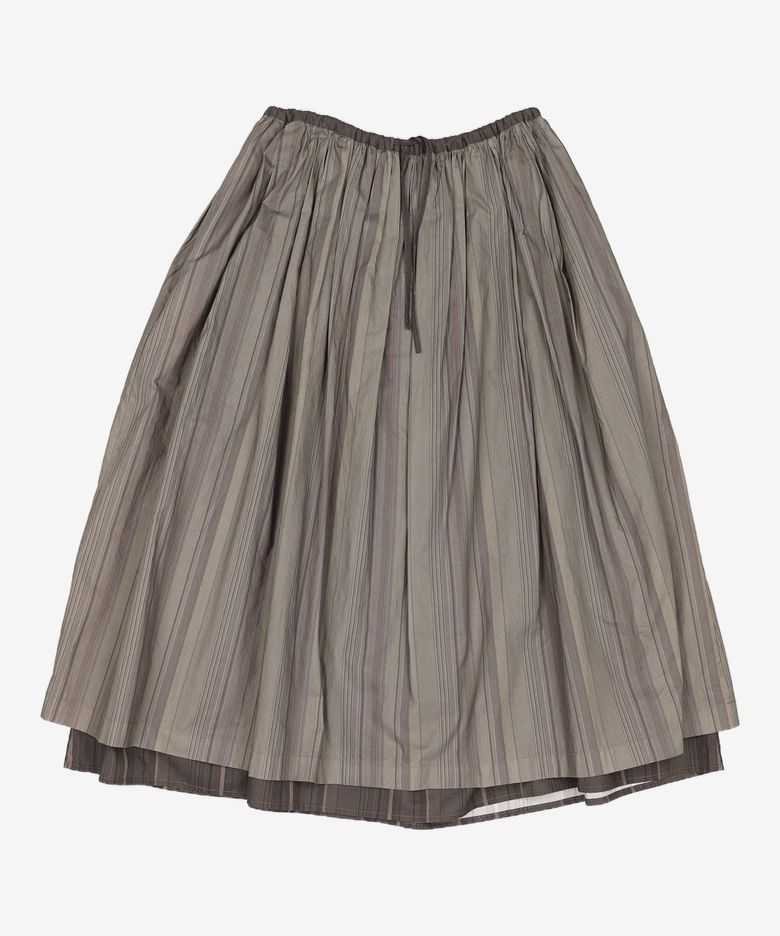 STRIPE LAYERED SKIRT 0