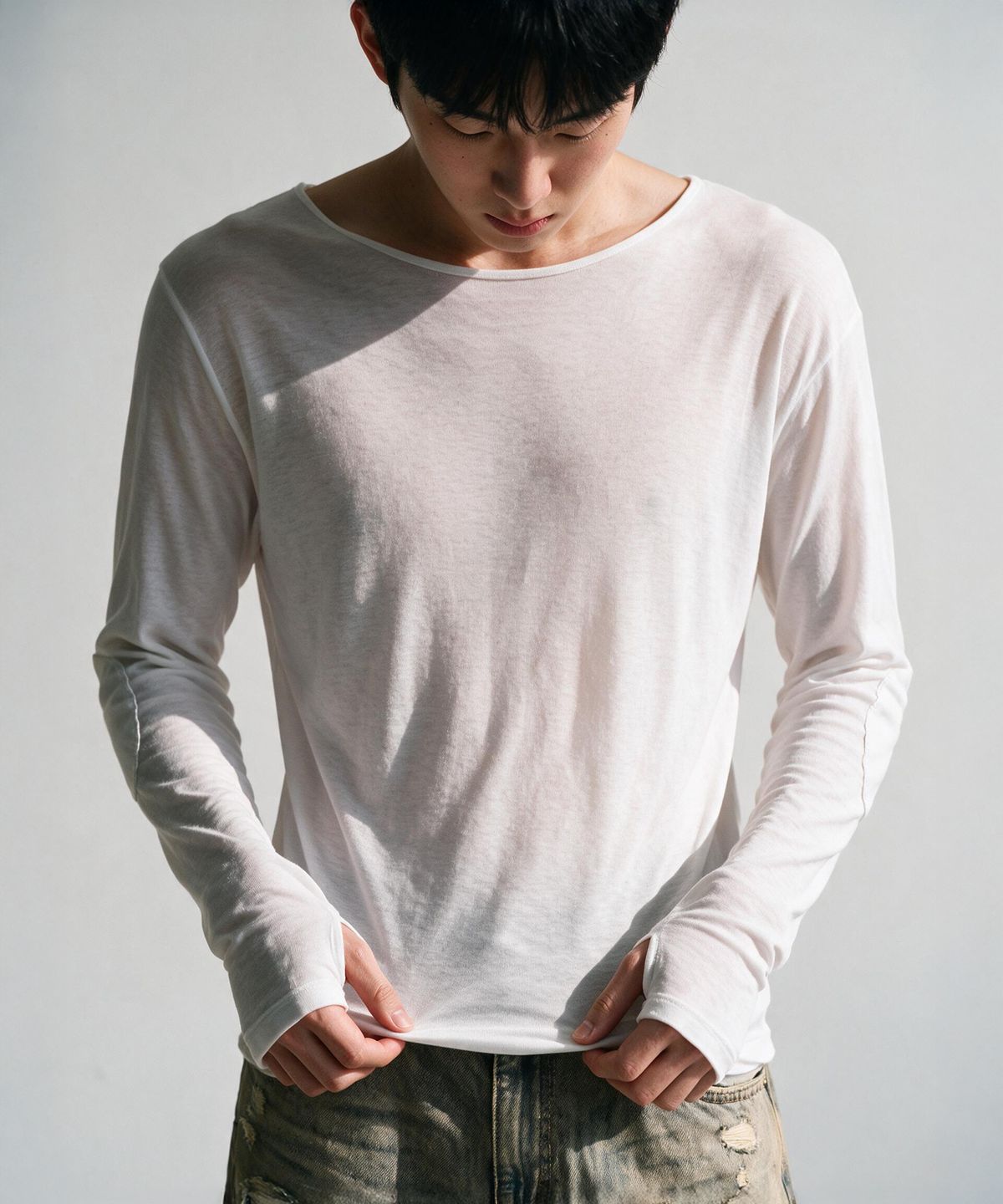 피알씨에스에스(PRCSS) Light skin fit sleeve - White