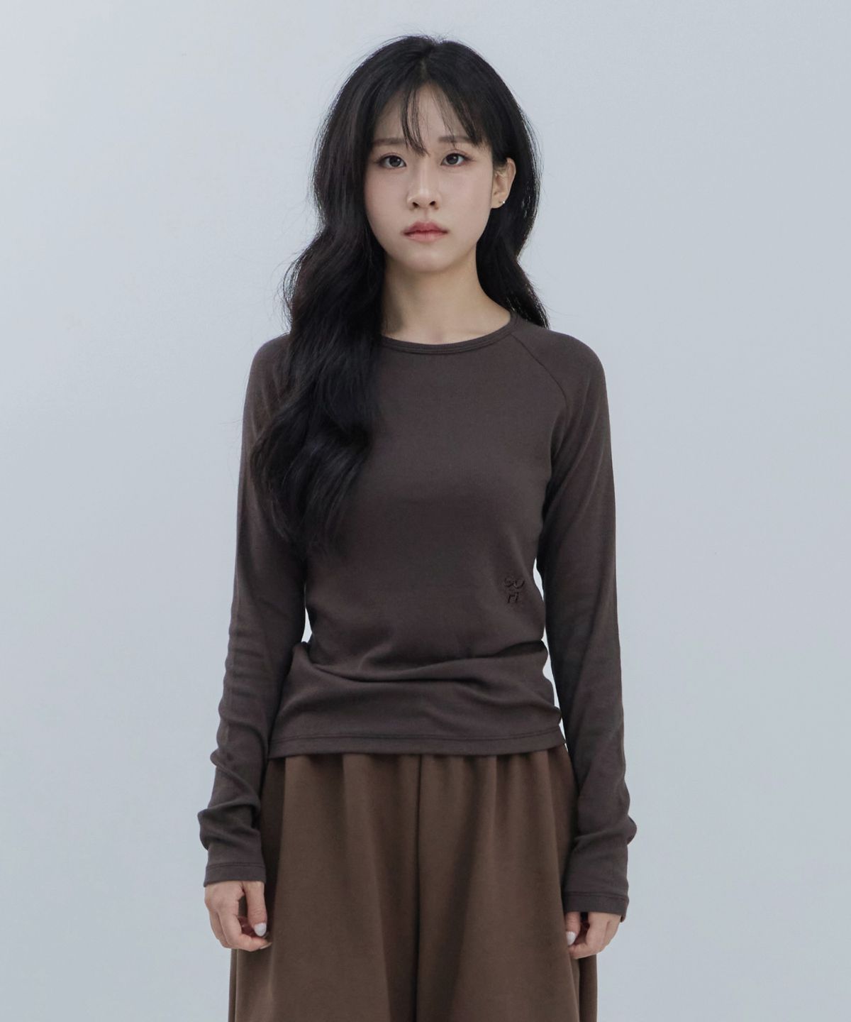 고리(GORI) Modal Raglan Long Sleeve (brown)