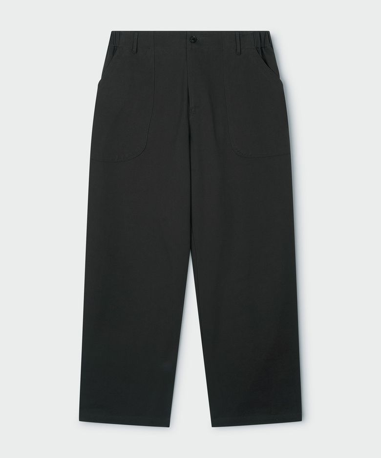 Straight Banding Fatigue Pants - Charcoal
