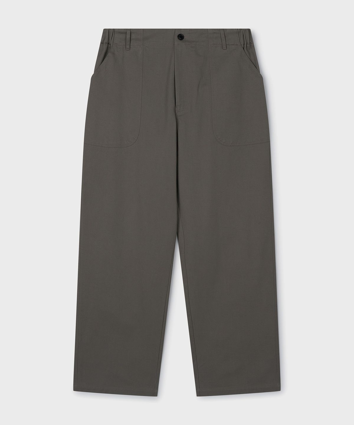 편마(PYEON MA) Straight Banding Fatigue Pants - Beige