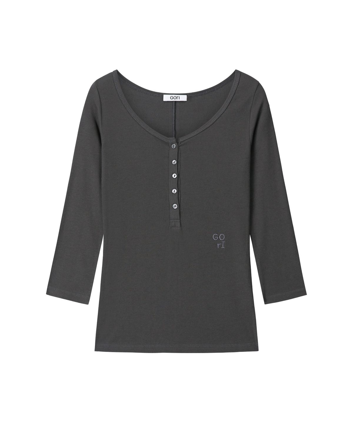 고리(GORI) Henley Slim T [ 3COLOR ]