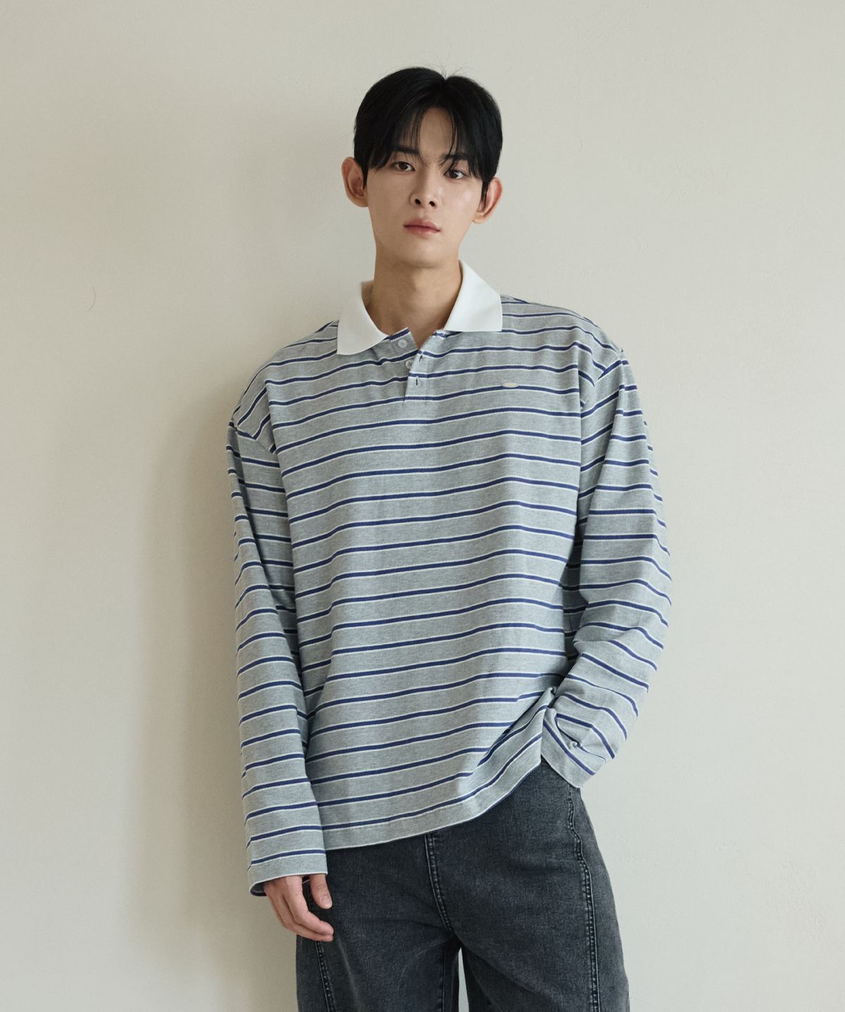이븐시아(EVENCIA) 멀티컬러 럭비티셔츠 (쮸리) 메란지