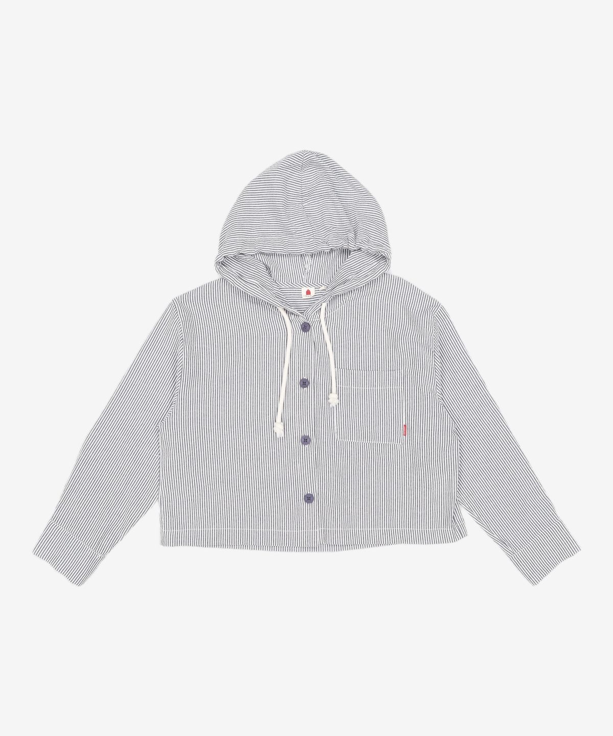 꼬모니노즈(COMONINOZ) W SHEER HOODED SHIRTS [3 COLOR] FREE