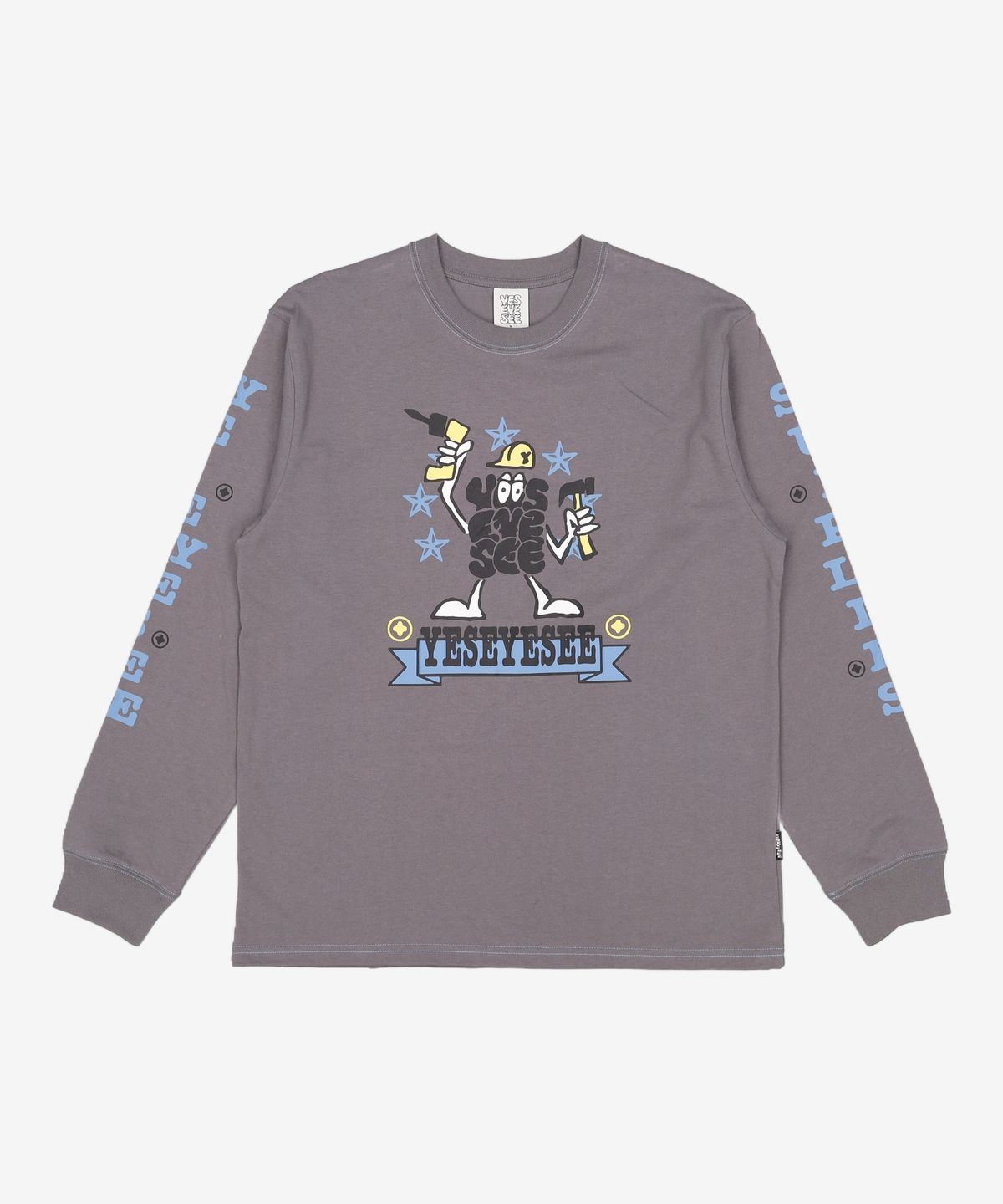 예스아이씨(YESEYESEE) Y.E.S Supplies L/S Dark Grey M