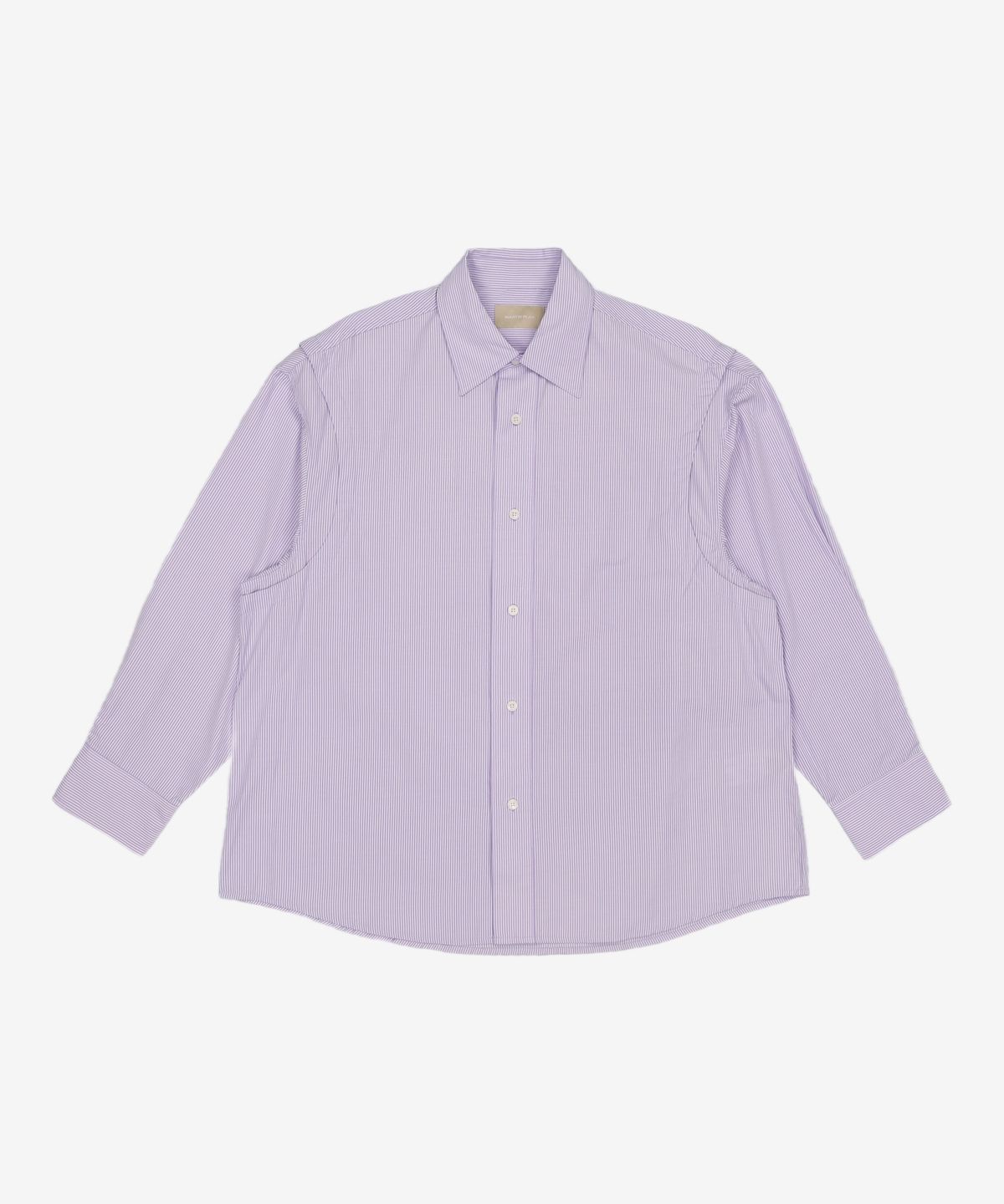 마틴플랜(MARTIN PLAN) Shoulder Flash Stripe Shirts - PURPLE S