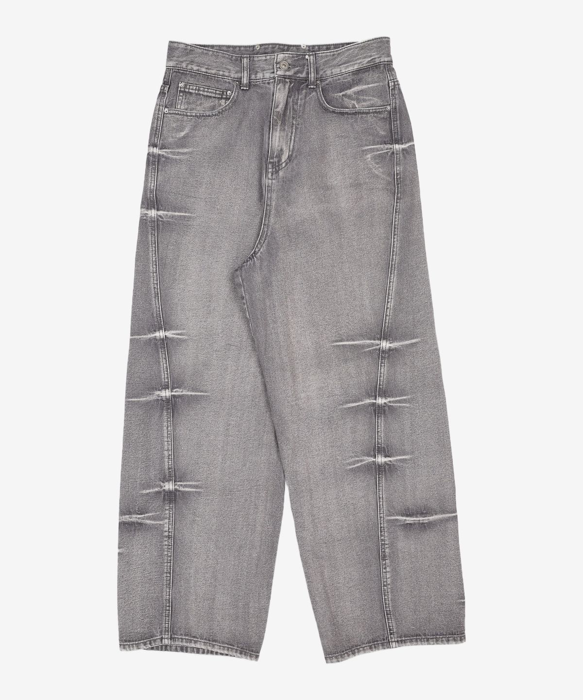 메종미네드(MAISON MINED) PINCH WIND DENIM PANTS GREY 46
