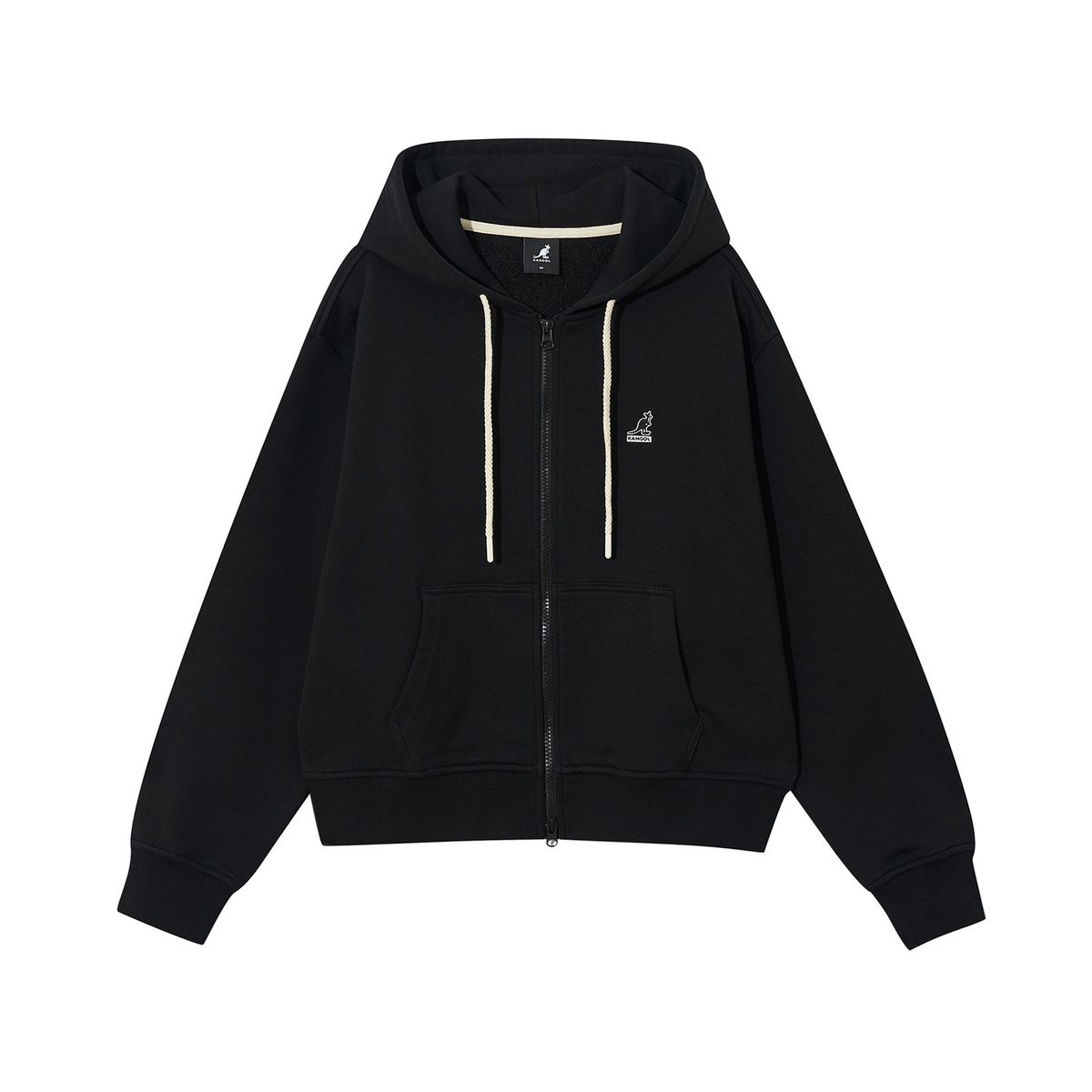 캉골(KANGOL) 우먼스 후드 집업 5147 블랙