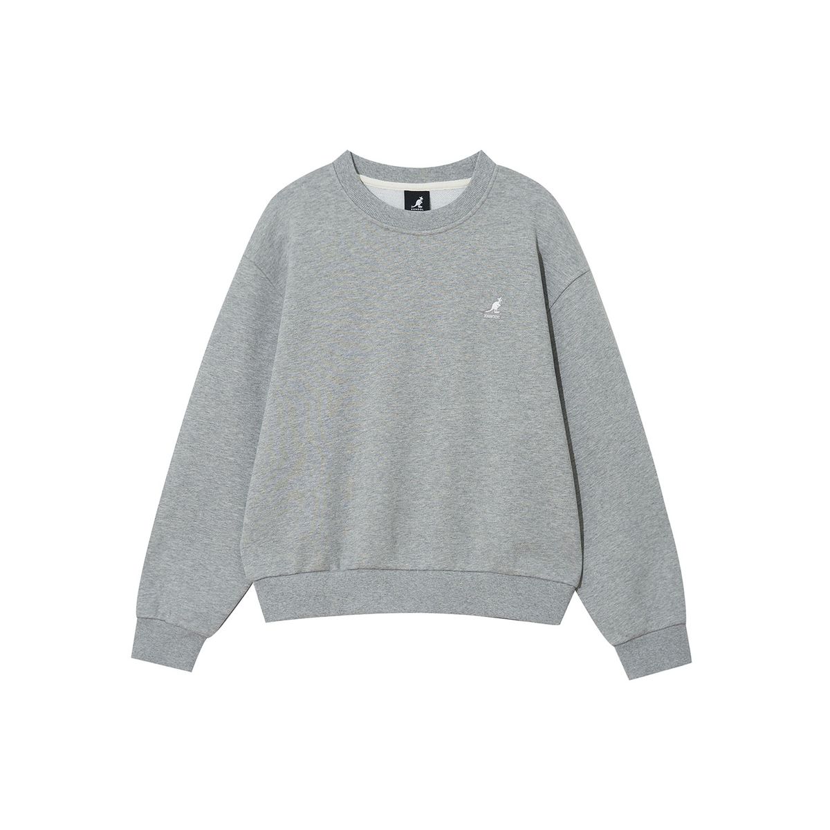 캉골(KANGOL) 우먼스 스웨트셔츠 1813 멜란지그레이
