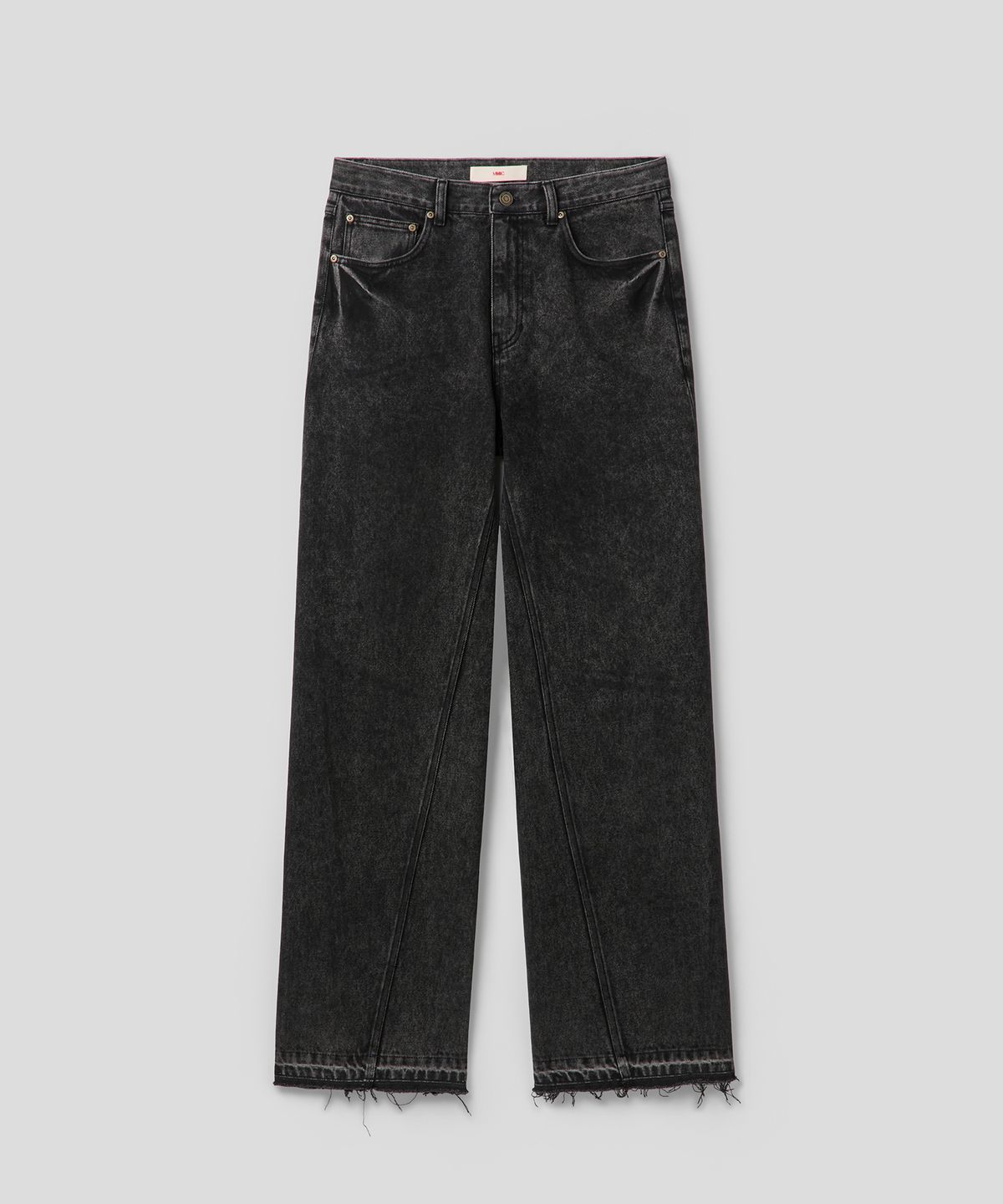 엠엠아이씨(MMIC) BIAS SHIFT JEANS (WASHED BLACK)