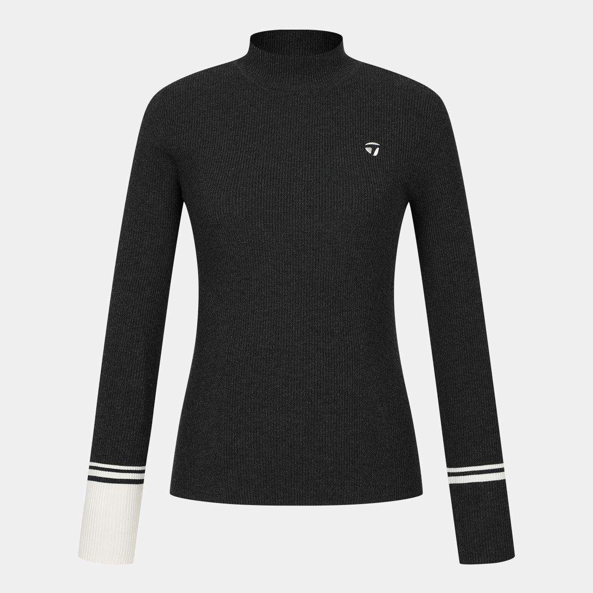 테일러메이드 어패럴(TAYLORMADE APPAREL) 26FW 여성 골지 하이넥 풀오버 니트 TS6-77HG22-193