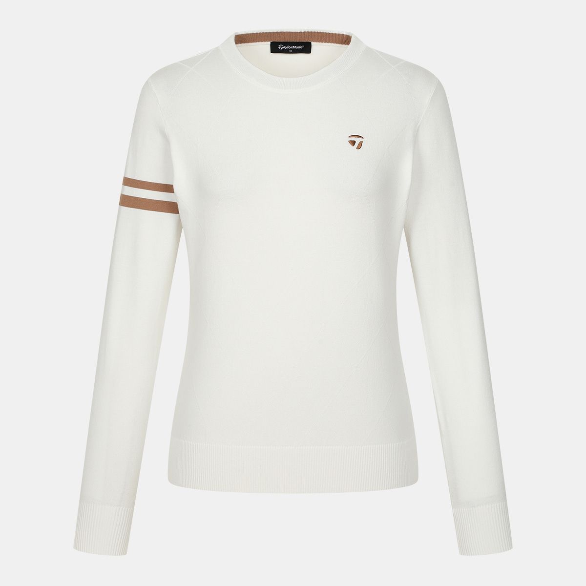 테일러메이드 어패럴(TAYLORMADE APPAREL) 26FW 여성 아가일 라운드 풀오버 니트 TS6-77HG21-100