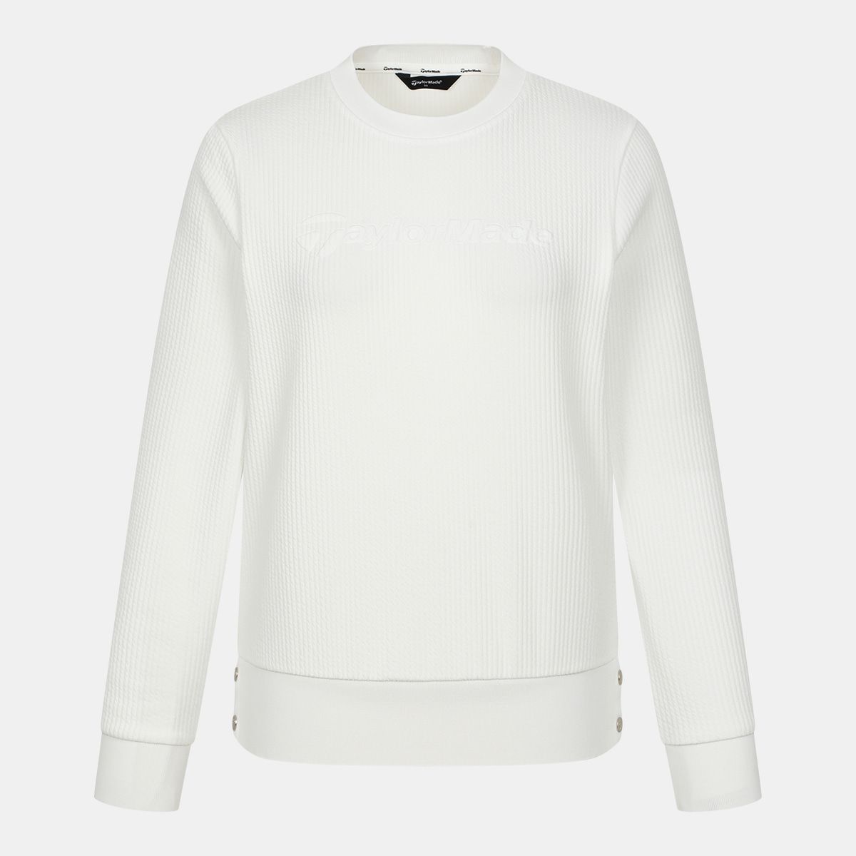 테일러메이드 어패럴(TAYLORMADE APPAREL) 26FW 여성 엠보 고주파 라운드 티셔츠 TT6-77HG43-101