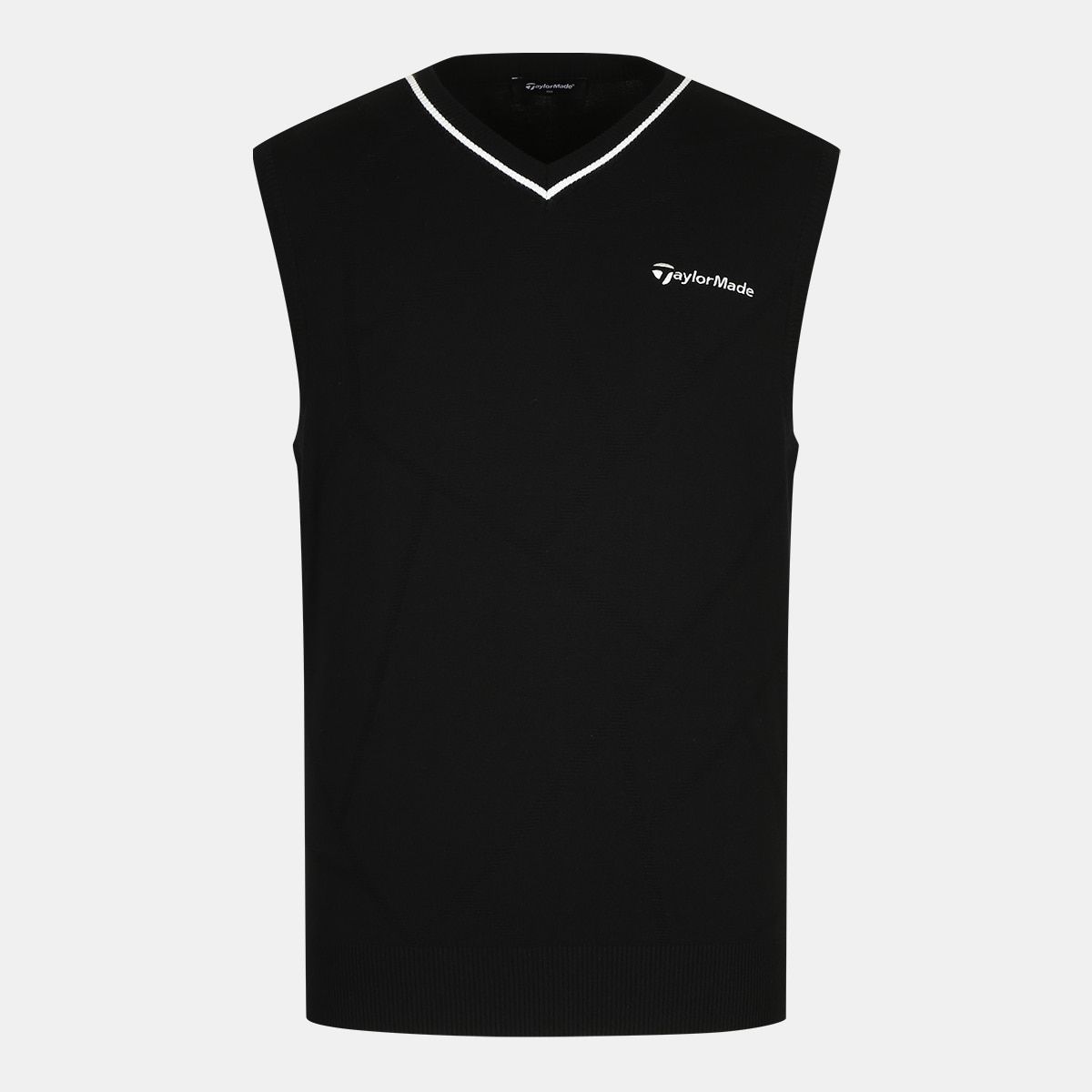 테일러메이드 어패럴(TAYLORMADE APPAREL) 26FW 남성 앞판 조직 브이넥 니트 베스트 TS6-31HG21-199