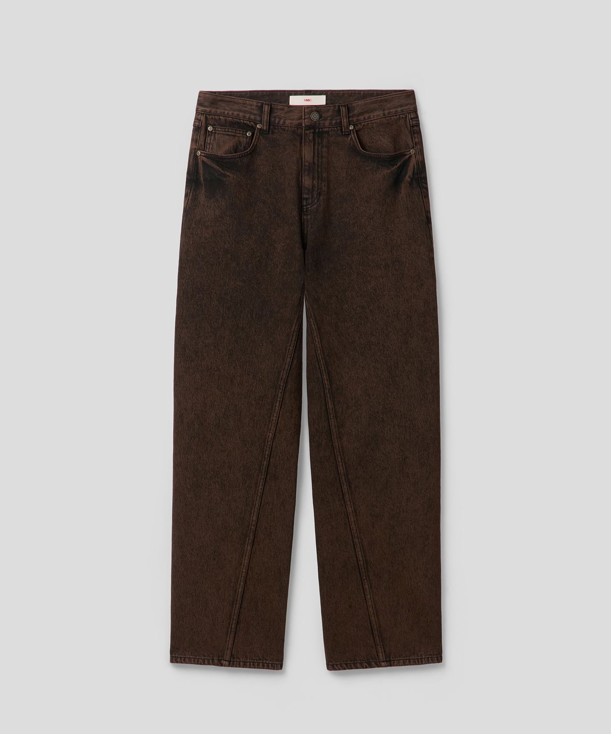엠엠아이씨(MMIC) BIAS SHIFT JEANS (BROWN)