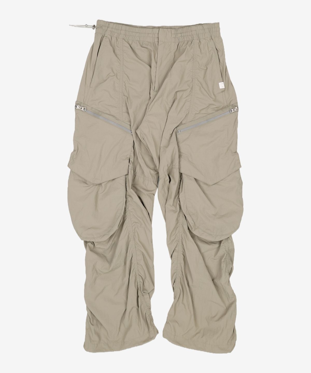 크리틱(CRITIC) GLOSSY CARGO PANTS GREY M