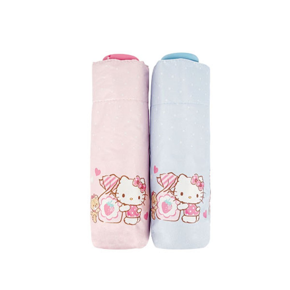 산리오 캐릭터즈(SANRIO CHARACTERS) 헬로키티 5단 베이비 50 캔디보더 암막코팅 양우산 PUHKU50024