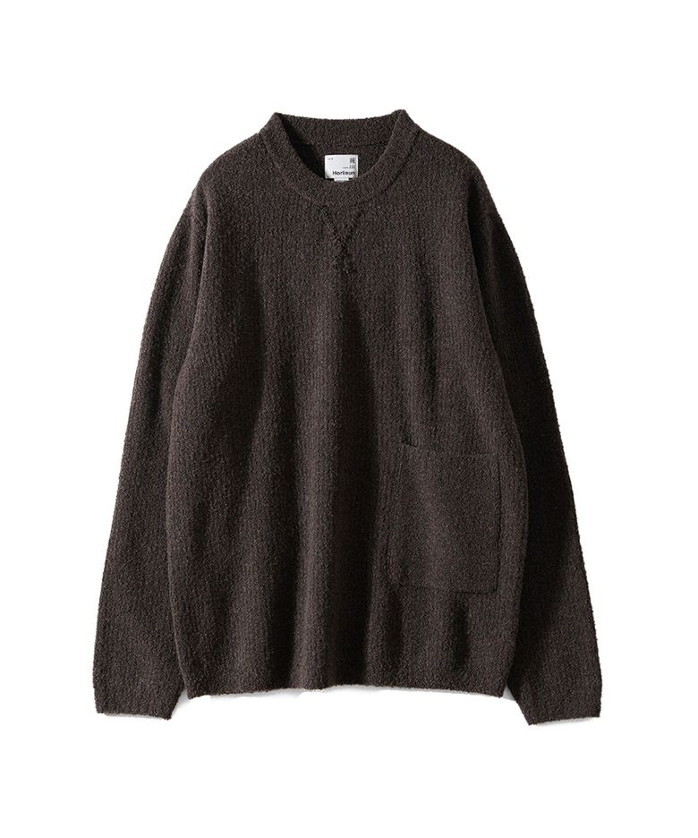 Northyork Boucle Crewneck Knit Multi Demitasse