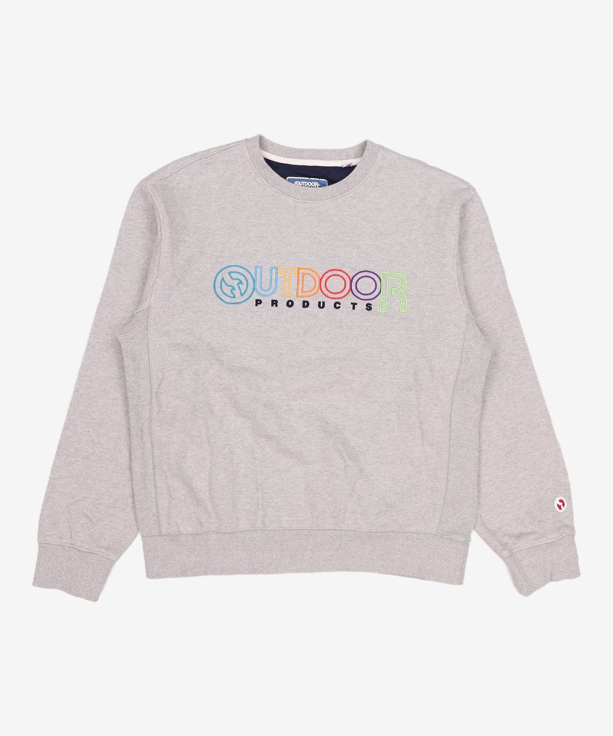 아웃도어 프로덕츠(OUTDOOR PRODUCTS) 레인보우 로고 크루넥 RAINBOW LOGO CREWNECK M
