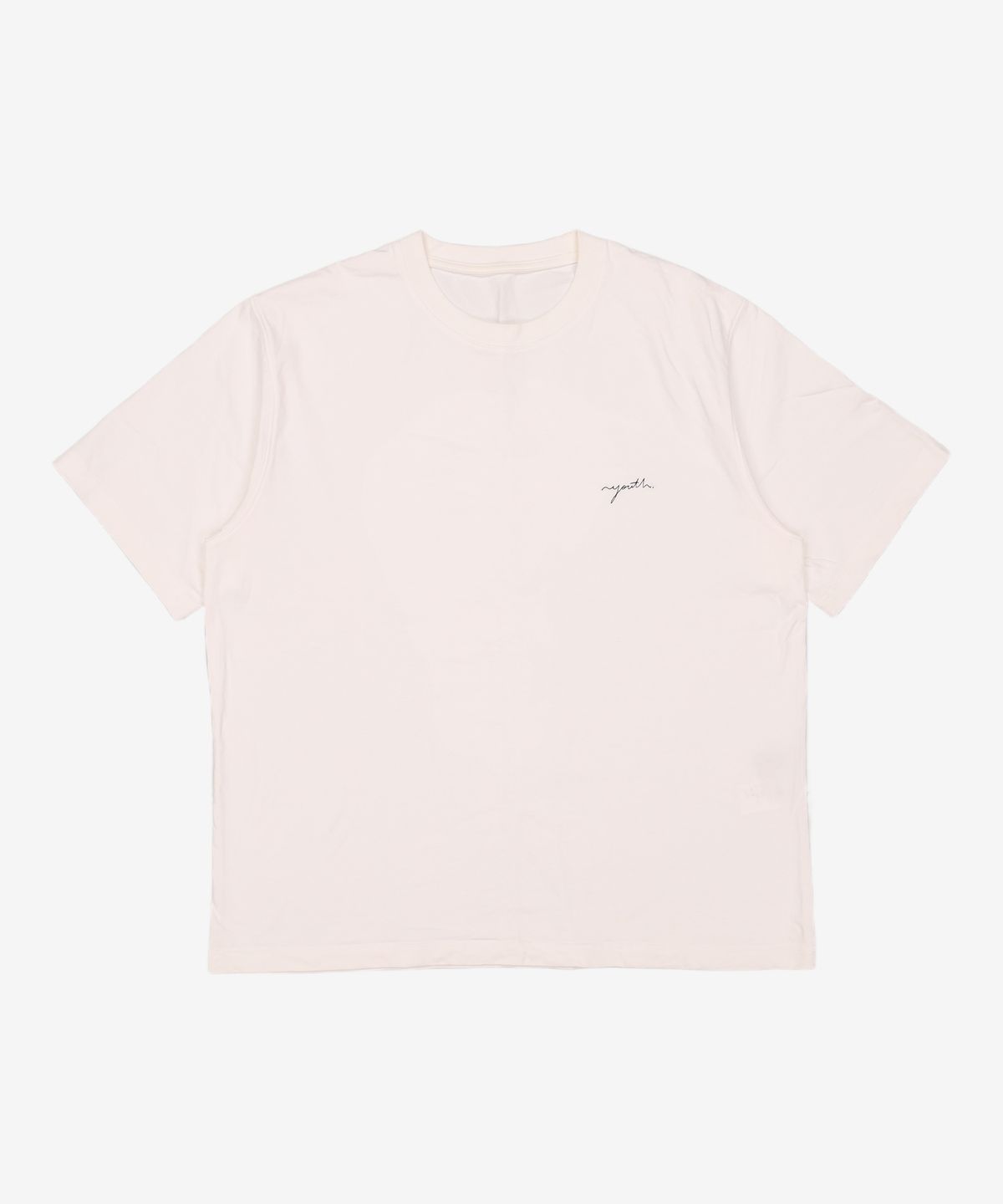 유스(YOUTH) H/S Logo T-Shirt - White FREE