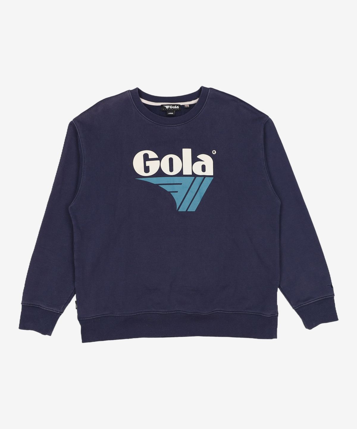 골라(GOLA) BIG LOGO CREWNECK SWEATSHIRTS [NAVY] L