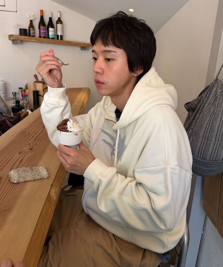 3STAR APPLIQUE HOODIE ZIP UP_CREAM(NG2GSUM490A)