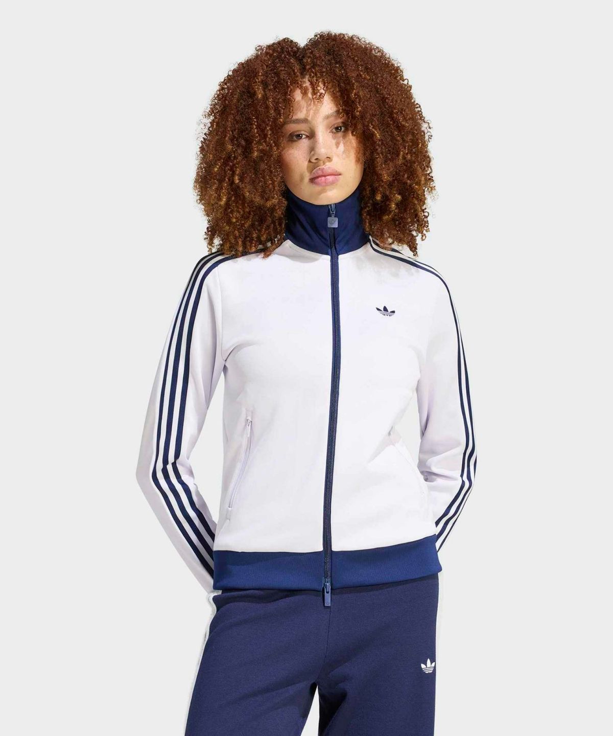 아디다스(ADIDAS) 클래식 트랙탑 - 프로즌퍼플:다크블루 / KX4263