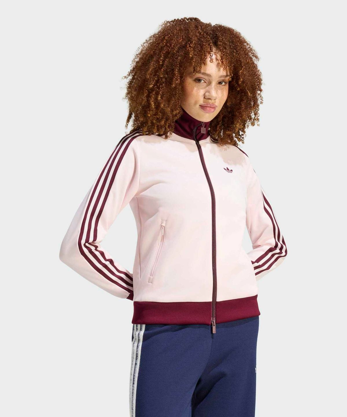 아디다스(ADIDAS) 클래식 트랙탑 - 핑크 / KX4264