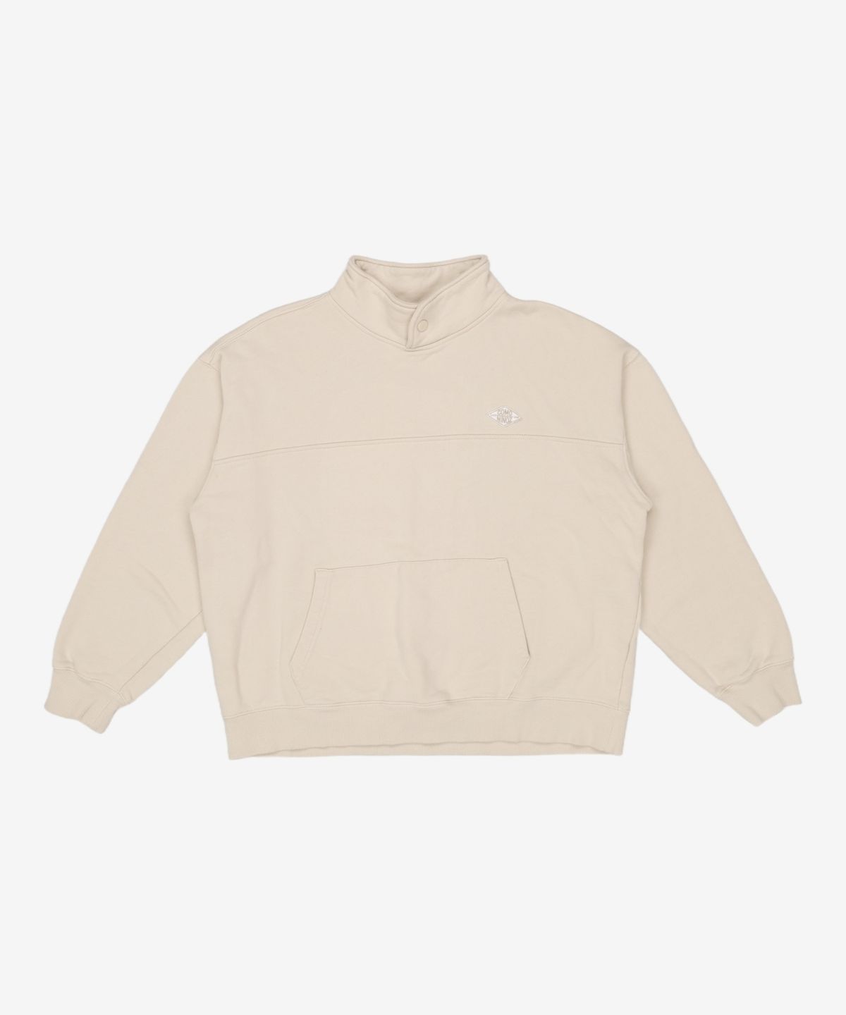 꼬모니노즈(COMONINOZ) BUTTON HALF NECK SWEATSHIRTS [3 COLOR] S